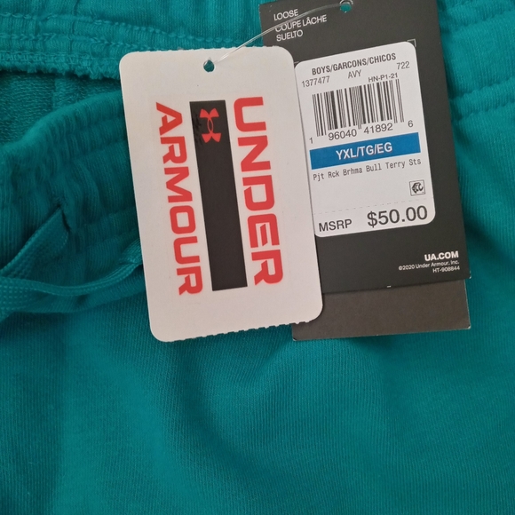 Under Armour Project Rock Athletic Shorts Lot of 2 Boys Size XL (NWT) - Picture 6 of 7